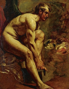 Male Nude by William Etty [1787–1849]